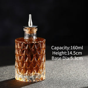Vintage Bitters Glass Bottle