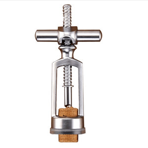 Zinc Alloy Vintage Wine Bottle Opener Europe Red Corkscrew Leverage Design Opening Can Cork Puller Remover Champagne Bar Tools