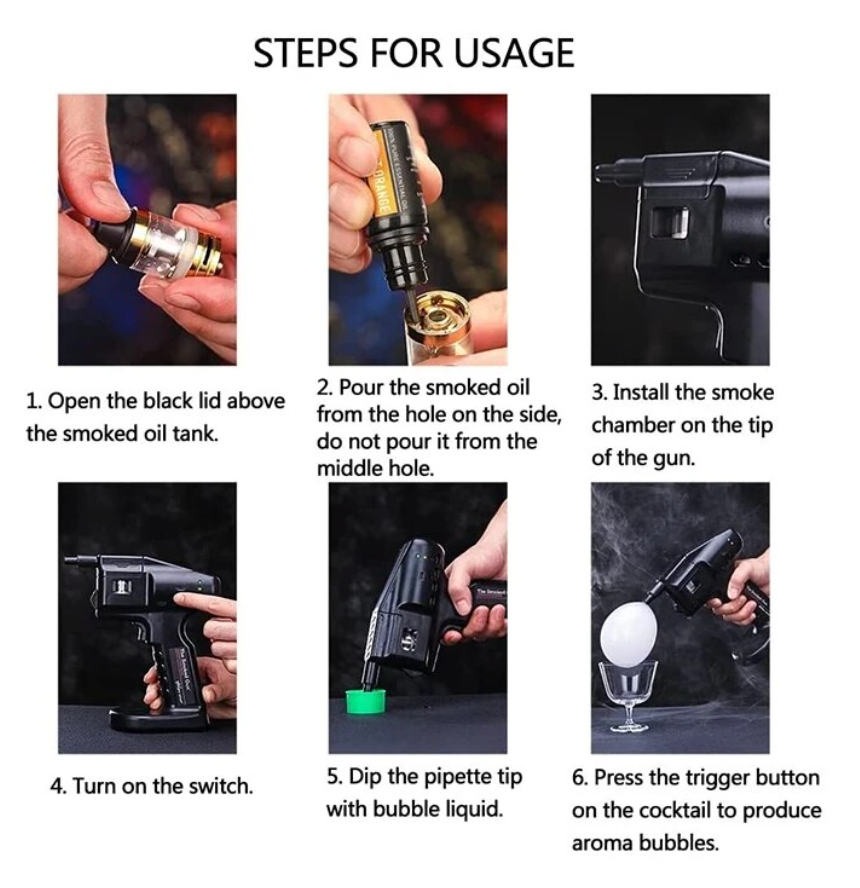 The Smoked Bubble Gun