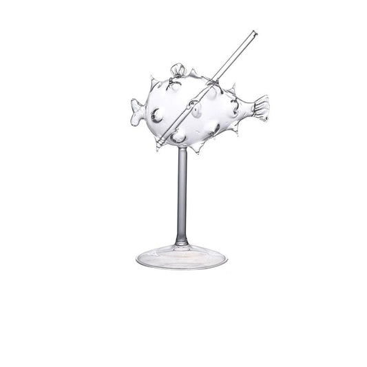 Pufferfish Cocktail Glass