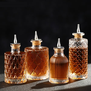 Vintage Bitters Glass Bottle