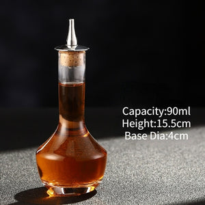 Vintage Bitters Glass Bottle