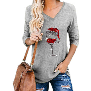 Wine Glass Christmas Ugly Sweater