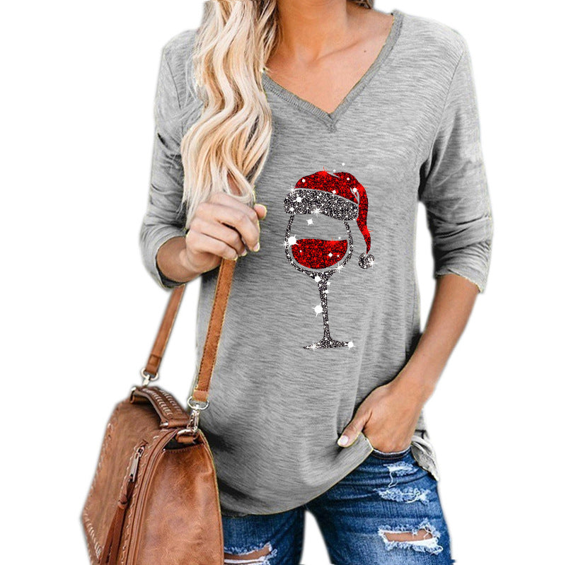 Wine Glass Christmas Ugly Sweater
