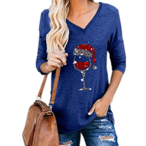 Wine Glass Christmas Ugly Sweater