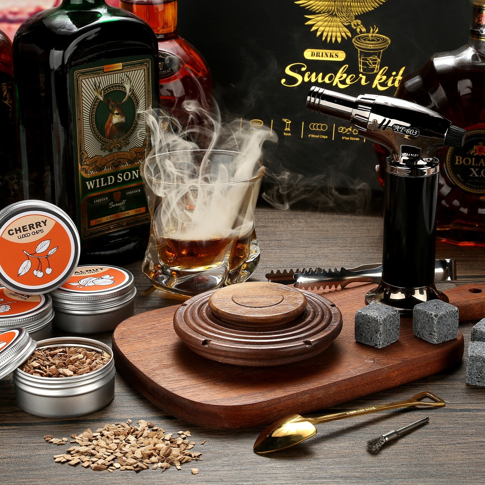 Old Fashioned Cocktail Smoker Kit