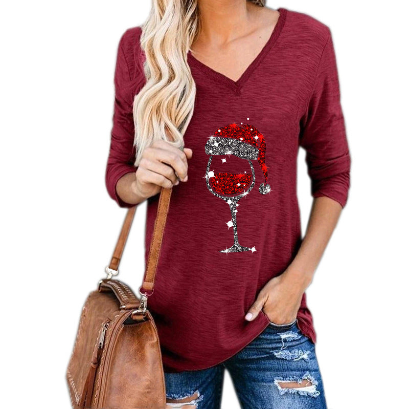 Wine Glass Christmas Ugly Sweater