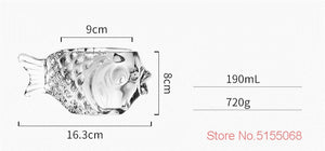 Fish-Shaped Cocktail Glass