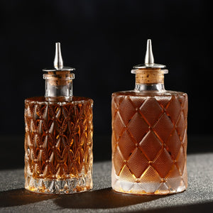 Vintage Bitters Glass Bottle
