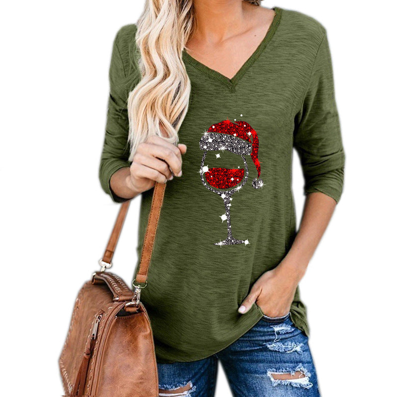 Wine Glass Christmas Ugly Sweater