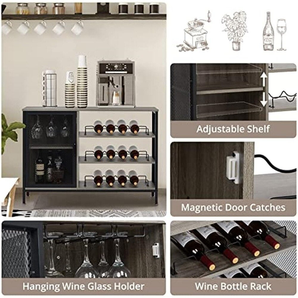 Wine & Liquor Cabinet | Grey
