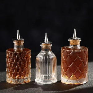 Vintage Bitters Glass Bottle