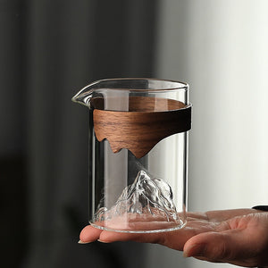 Small Transparent Glass Coffee Cup Mountain Glass Whisky Heat Resistant Tea Drink Milk Juice Cup Cups Drinking Glasses